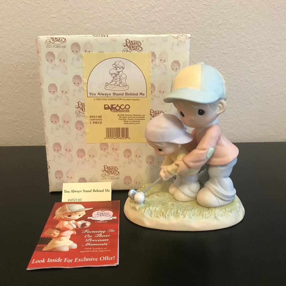 Precious Moments - You Always Stand Behind Me - #492140 1998